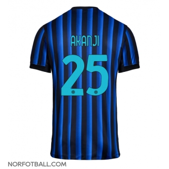 Billige Fotballdrakt Inter Milan Manuel Akanji #25 Replika Hjemmedrakt 2025-26 Kortermet